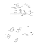 Electric Starter 1 Diagram and Parts List for 351447-1077-E1  Briggs and Stratton Engine